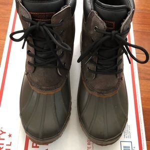 London Fog Mens Ashford Waterproof Duck Boot 11M